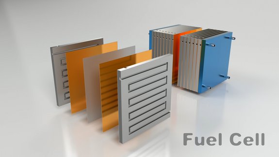 Fuel cell bodies with multilayers by Laserline diode lasers